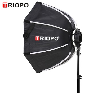 Triopo KX55 65cm 90cm 120cm Boîte à lumière portable octogonale parapluie avec grille nid d'abeille pour <span class=keywords><strong>Godox</strong></span> AD200 TT600 <span class=keywords><strong>V860</strong></span> - Product Image 1