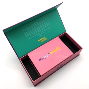 Flap Magnetic Box Packaging Cardboard Custom Logo Magnetic Closure High Quality Black gift box magnetic