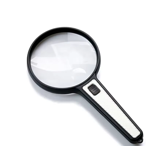 Lupa de Mano Acrílica con Luz, Lente de 3X 138mm para Personas Mayores, Lectura, Inspección de Monedas, Joyería, Degeneración <span class=keywords><strong>Macular</strong></span> - Product Image 3