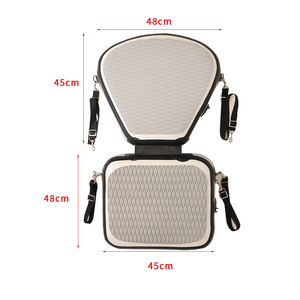 Cojín para asiento de kayak, respaldo antideslizante de 48x45cm para uso en exteriores en canoas y embarcaciones - Product Image 1