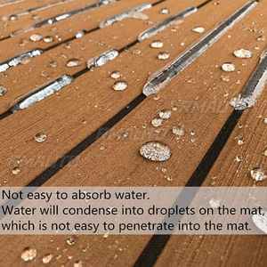 Boat Flooring Self Adhesive EVA Boat Yacht Marine Flooring Faux Teak Decking Sheet Pad Foam Floor <b>Mat</b> 2400x900x5mm - Product Image 4