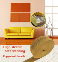 Ruban élastique tissé haute ténacité sur mesure pour la fabrication de canapés, meubles et chaises