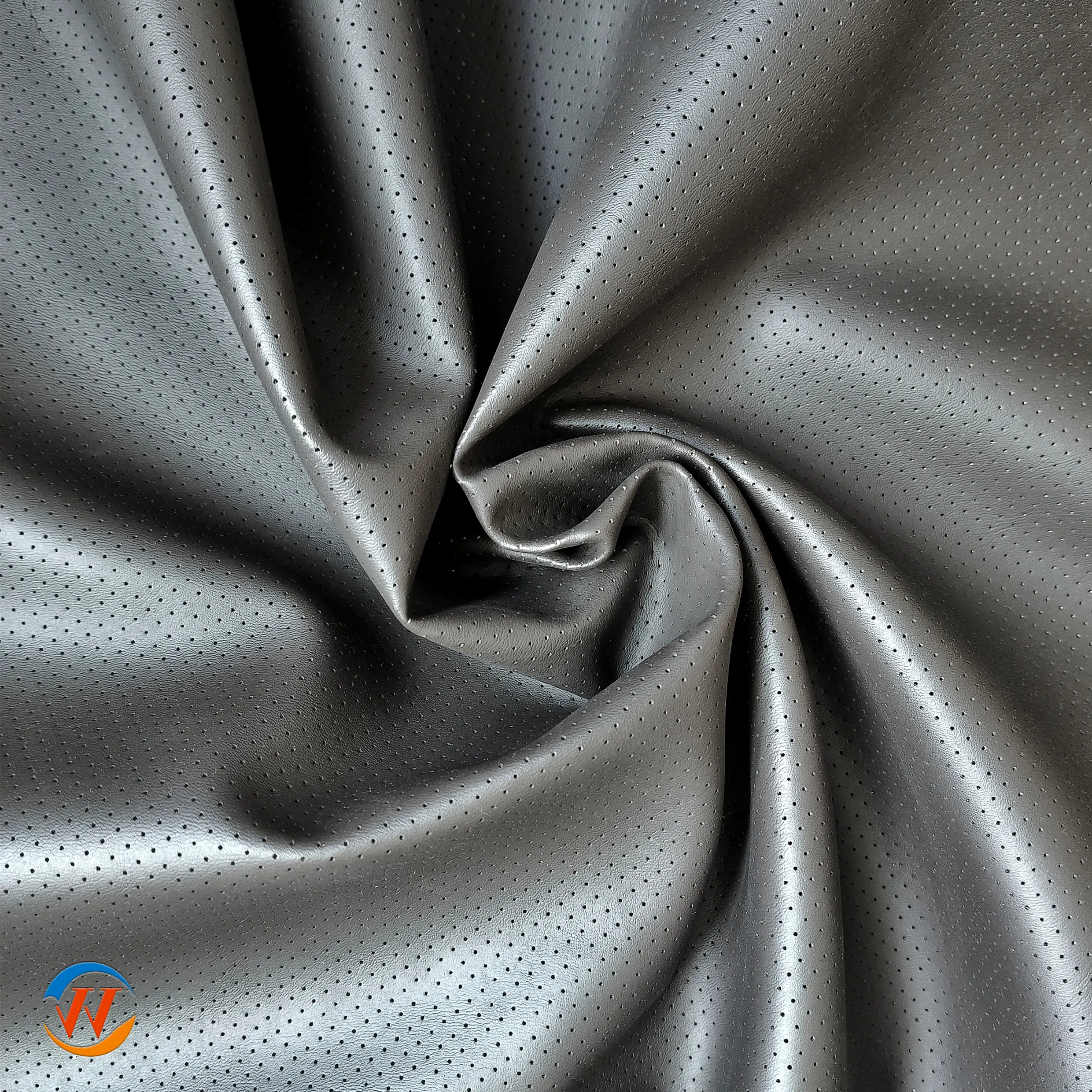 Factory hot sale PVC leather the seat leather of car with perforated high quality car seat leather is not easy to break