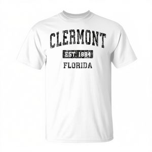 Camiseta deportiva vintage Clermont Florida Est 1884 - Product Image 2