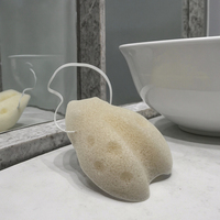 Éponge de Bain Exfoliante en Konjac Multicolore en Forme de Coccinelle, Emballage Personnalisé, Style Tendance pour Adultes et Enfants, Soin Corporel