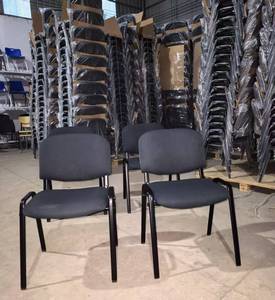 Chaises de conférence, de bureau et d'école en tissu, empilables, durables, modernes, populaires, vente en gros, couleur personnalisée - Product Image 4