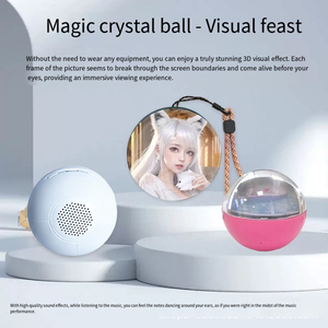 Vente en gros usine : Orbe de cristal vidéo 3D romantique, lecteur <span class=keywords><strong>MP4</strong></span> rechargeable, personnalisable, DIY, Orbe de souvenirs, Tendance mode numérique - Product Image 5