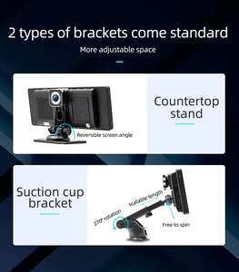 Somishink Android Thuốc lá nhẹ hơn cung cấp điện DVR Xe máy ảnh 10.26 inch FM Màn hình máy phát wifi xe đài phát thanh âm thanh Carplay - Product Image 6