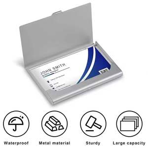Porte-cartes de crédit personnalisé avec logo pour banque, entreprise, cadeau promotionnel, étui de rangement pour cartes de crédit en gros - Product Image 3