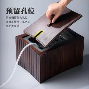 Cestas de té al por mayor con tapas, accesorios para el té, cestas de té de bambú natural, recipientes para residuos de té, con drenaje y para uso en seco/húmedo - Product Image 4