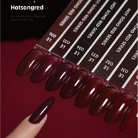 LADAI Nouvelle tendance OEM/ODM Vente en gros 24 couleurs Gel vernis à ongles haute pigmentation longue durée rouge pour salons de manucure professionnels