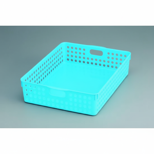 Cesto portaoggetti blu Inomata A4 - Product Image 1