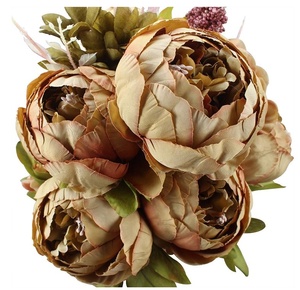 Fleurs <span class=keywords><strong>de</strong></span> sources Offre Spéciale <span class=keywords><strong>Bouquet</strong></span> <span class=keywords><strong>de</strong></span> fleurs artificielles <span class=keywords><strong>de</strong></span> <span class=keywords><strong>pivoine</strong></span> <span class=keywords><strong>de</strong></span> soie pour les décorations <span class=keywords><strong>de</strong></span> douche nuptiale Fleurs artificielles - Product Image 3