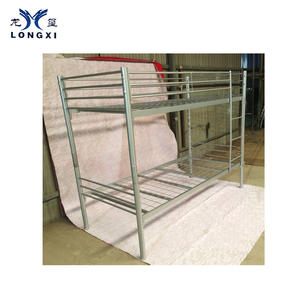 Новейшая двухъярусная кровать Отделяемая двуспальная кровать школьное общежитие металлические стальные двухъярусные кровати - Product Image 4