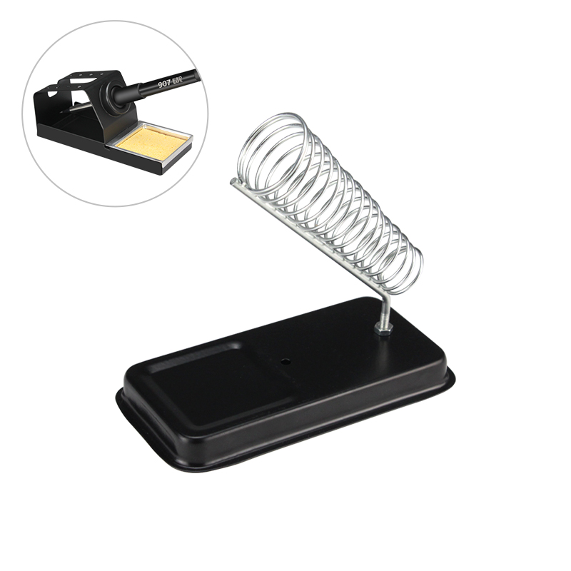 ZB-XG201 портативный съемный металлический материал подставка для паяльника с губкой для паяльной станции