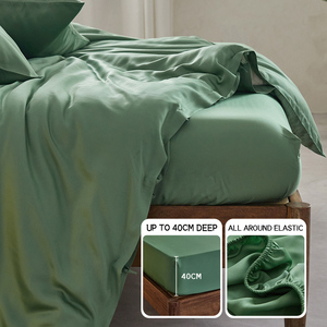 थोक क्रिसमस सुपर सॉफ्ट फिट किए गए क्रिब शीट रेशम बिस्तर की शीट इको अनुकूल बिस्तर शीट - Product Image 3