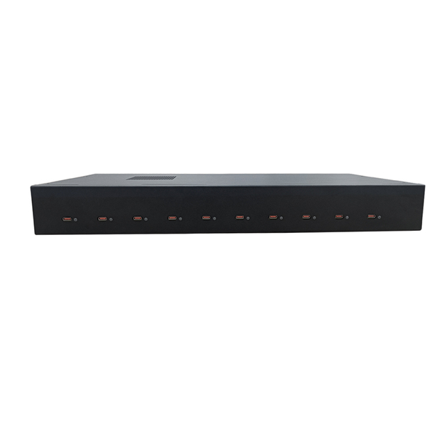 Sipolar C-105PD 10 Ports USB Charging Station 10 Port QC 3.0 550W Multiple Tablet Charging Cart