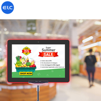Tablet Android kamera standar iklan Digital pabrik Poe 10.1 inci ruang rapat Tablet NFC opsional untuk ruang rapat pemesanan