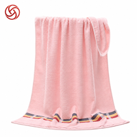 Serviettes épaisses en pur coton rayées, 21 pièces, vente en gros d'usine, pour la maison, les supermarchés, les cadeaux ; également adaptées comme serviettes de visage
