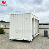 BELYOO - Unité Sanitaire Portable avec Plusieurs Cabines de Toilettes pour Projets Extérieurs
