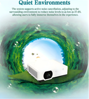 Projecteur laser DLP actif WUXGA 4K 3D avec 5500 lumens, puce 0.78, système d'exploitation Android 11 pour les grands lieux et l'éducation