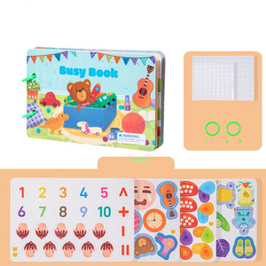 Nuevo libro de pasta de lágrimas de mano silenciosa para bebés, pegatina mágica de Educación Temprana, iluminación de jardín de infantes, juguetes educativos para niños - Product Image 4