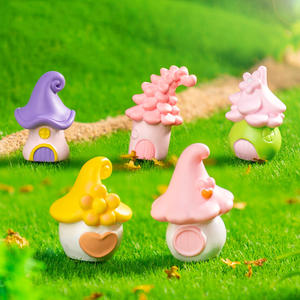 Multicolor Miniatuur Sprookjesachtige Tuin Hars Paddestoel Huis Micro Landschap Tuin Decoratie Accessoires <span class=keywords><strong>Plant</strong></span> Bloempotten Ornamenten - Product Image 2