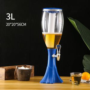 مخصص 3L سطح المكتب كيجيراتور البلاستيك الغذاء الصف أنبوب الجليد الكهربائية زرافة البيرة موزع لمشروع البيرة المشروبات بار 3 لتر - Product Image 3