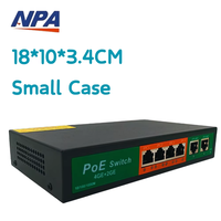 Switch PoE AI 6 ports 4GE+2GE Gigabit 1000Mbps 6KV Protection contre la foudre AI Watchdog 12Gbps avec QoS et empilable pour caméra IP CCTV