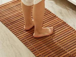<span class=keywords><strong>Tapis</strong></span> <span class=keywords><strong>de</strong></span> douche en teck, <span class=keywords><strong>tapis</strong></span> <span class=keywords><strong>de</strong></span> bain antidérapant en bois pour salle <span class=keywords><strong>de</strong></span> bain, séchage rapide pour <span class=keywords><strong>spa</strong></span>, sauna, piscine, bain à remous, protection décorative pour le <span class=keywords><strong>sol</strong></span> - Product Image 5