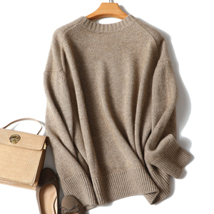 2022 nuove donne autunno <span class=keywords><strong>basic</strong></span> cashmere girocollo pullover maglione <span class=keywords><strong>donna</strong></span> 100% cashmere maglione - Product Image 2