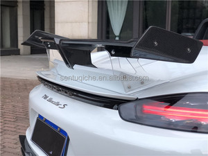 Kit de Carrocería con Alerón de Fibra de Carbono Estilo Tec para Porsche 718 Cayman Boxster, Nuevo - Product Image 3