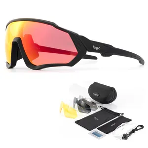 OEM Polarisierte Fahrrad brille Straße MTB Fahrrad Fahrrad fahren Sport Radfahren Sonnenbrille Fahrrad brille Outdoor Brille 5 Linse