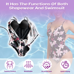 Maillots <span class=keywords><strong>de</strong></span> <span class=keywords><strong>bain</strong></span> une pièce à bretelles, col en V, effet ventre plat, push-up, amincissant, avec <span class=keywords><strong>soutien</strong></span>-<span class=keywords><strong>gorge</strong></span> intégré - Product Image 3