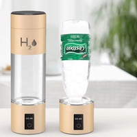 Générateur d'eau riche en hydrogène par électrolyse de l'eau PEM, bouteille d'eau portable de 270 ml avec une concentration d'hydrogène allant jusqu'à 10 000 PPB