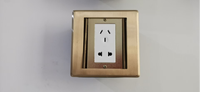 Enchufe de Piso Empotrado ZENHE con Certificación CCC, 20A, 2 Tomas de Corriente Alterna, Enchufe US/EU/AU, IP65, para Muebles de Oficina y Mesas