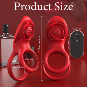 Anello Vibrante Doppio per Pene e Clitoride, Masturbatore per Adulti Unisex - Product Image 4