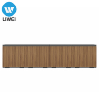 Armoire de classement de bureau moderne en mélamine LIWEI, durable, écologique, mobilier de rangement commercial