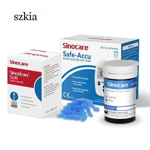 Monitor de Glucosa en Sangre <span class=keywords><strong>Sinocare</strong></span> Codefree, Medidor de Glucosa en Sangre, Máquina de Prueba de Diabetes con 50 Tiras Reactivas - Product Image 4