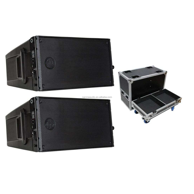 Pro Sound HDL 10-A Dual 8 Inch Active Line Array Module Profesional Audio Dj PA System Double 8" Line Array Speakers
