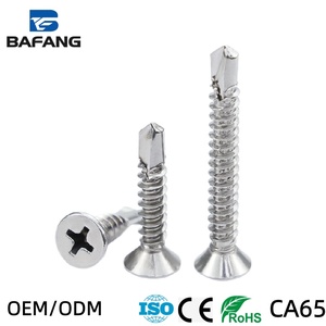 Viti autoforanti a testa svasata con punta a croce in acciaio inossidabile 410 zincato, metriche, con codolo a coda di rondine, tutte le misure - Product Image 4