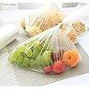 Sac en plastique transparent de haute qualité, plat et à soufflets latéraux, avec gaufrage, pour l'emballage des courses et des légumes - Product Image 5