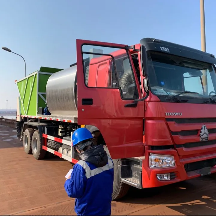 Замбия Танзания горячая Распродажа HOWO 6x4 дорожное строительство эпоксидный асфальт гравий синхронная обработка поверхности чип-уплотнитель для продажи