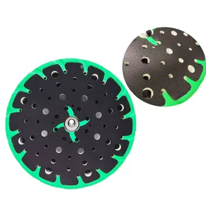 Disque de ponçage poreux rond de 150 mm (6 pouces) avec support, 49 trous, pour <span class=keywords><strong>machine</strong></span> de polissage à sec DIY domestique, plateau à papier de verre, disque de polissage <span class=keywords><strong>Festool</strong></span> Mill - Product Image 4