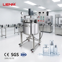 Meilleur Agitateur Chauffant pour Cuve de Mélange à Double Enveloppe en Acier Inoxydable 304 316, Machine de Mélange pour Produits Chimiques, Cosmétiques et Parfums 60L