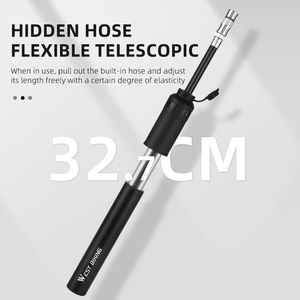 WEST BIKING Mini bomba de aleación de aluminio portátil ligera bomba de bola de aire de presión de ciclismo bomba de bicicleta de válvula Schrader <span class=keywords><strong>Presta</strong></span> - Product Image 5