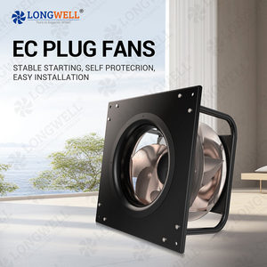 Longwell 560Mm <span class=keywords><strong>3</strong></span>-Giai Đoạn 400V Công Suất Cao EC Động Cơ Bóng Quạt Ly Tâm Khung Giá Cho AHU Thông Gió Xả OEM Tùy Chỉnh - Product Image 2