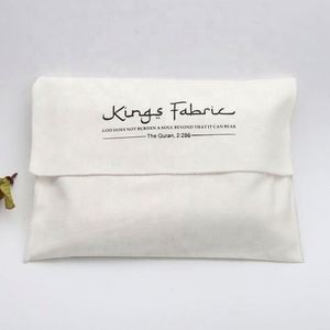 Logo Design Custom Cotton Canvas Velvet Dust Bags <b>Gift</b> Packaging Jewelry Pouch <b>Envelope</b> Mailing Flip Bag <b>for</b> Clothes - Product Image 4