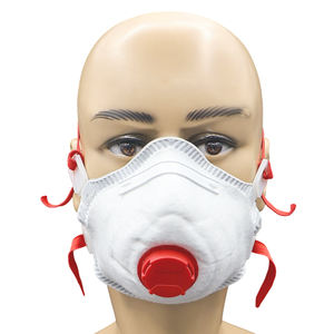 Respirator industri FFP3, bentuk cangkir ukuran besar, masker debu aktif dipasang di kepala P3 dengan katup pernapasan parah Anti debu - Product Image 1