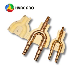 Raccord en Y pour système HVAC en cuivre, durable, résistant à la corrosion, conçu avec précision pour un flux d'air conditionné efficace - Product Image 4